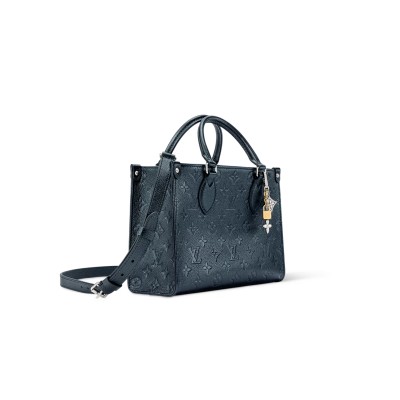 LOUIS VUITTON ONTHEGO PM MONOGRAM EMPREINTE SHIMMERYINK M27042 (25*19*11.5cm)